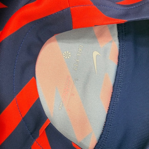 Nike Kids Large USA Soccer USWNT Pre-Match Jersey Navy Red DV1898-689 NEW - Picture 9 of 9